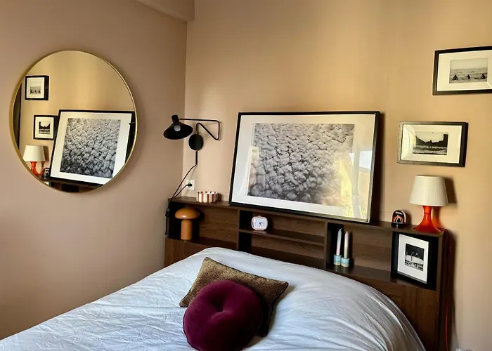 Charming T2 With Terrace Near Apartmán Biarritz