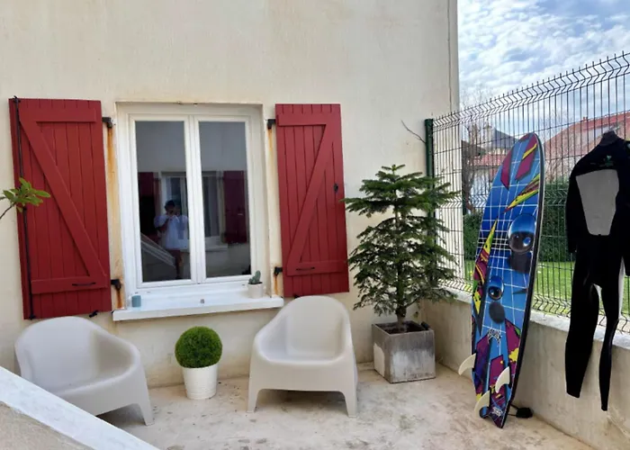 Apartmán Charming T2 With Terrace Near Biarritz